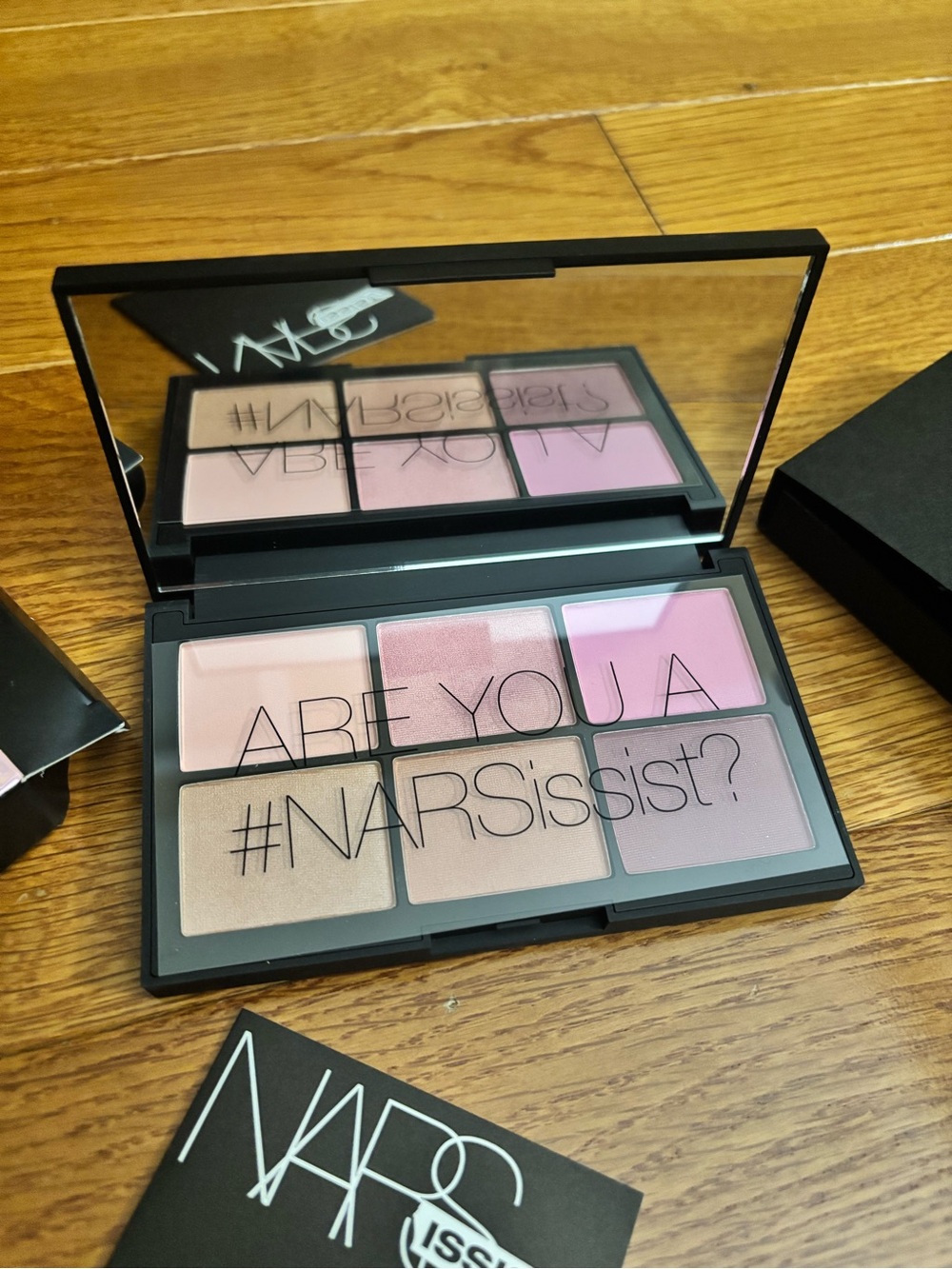 NARS 6-Shade cheek Palette - Pink, Rose & Mauve Tones
